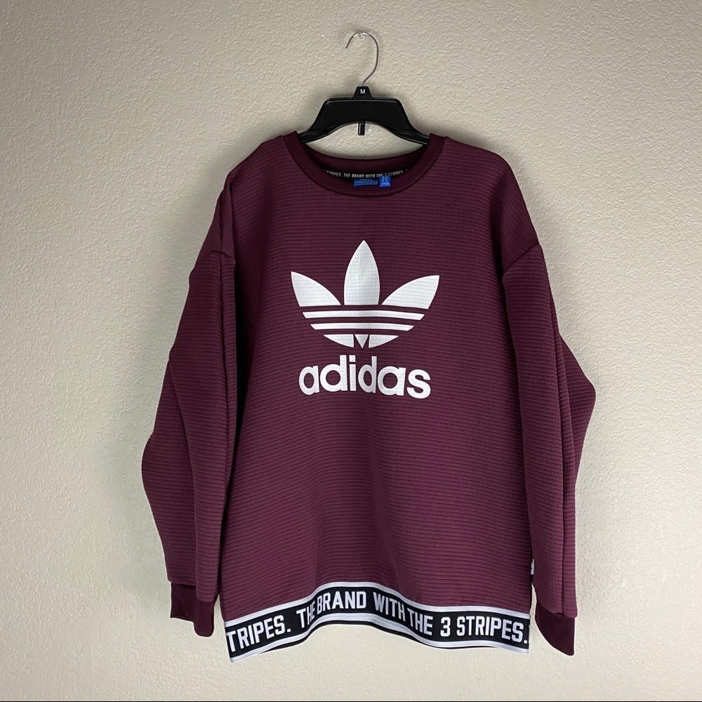 Adidas Sweatshirt Jacket Size Medium
